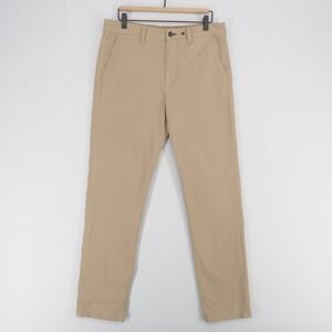 Rag and Bone Standard Issue Chino Pant Mens 32 Beige Slim Fit Stretch Made USA